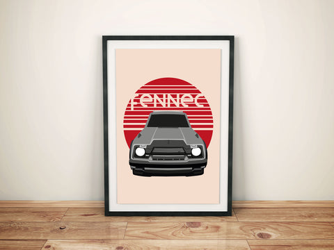 Fennec Sunset Poster