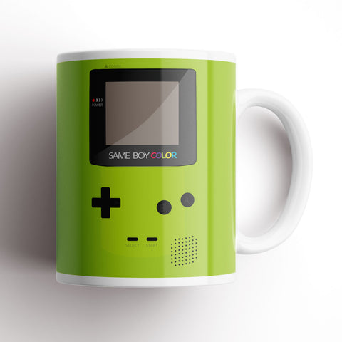 Green Gameboy Colour Mug