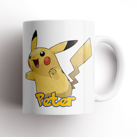 Pikachu Custom Name Mug