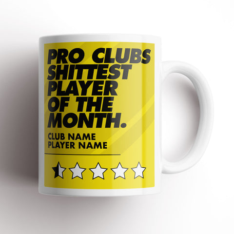 Pro Clubs Shi**est Player Award Mug