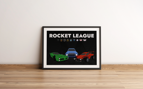 Rocket League Ranks Poster