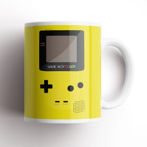 Yellow Gameboy Colour Mug